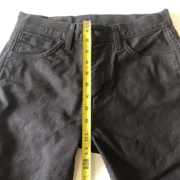 Levi's Jeans Mens 29x28 Workwear Fit Straight Leg Black Wash - Picture 6 of 16